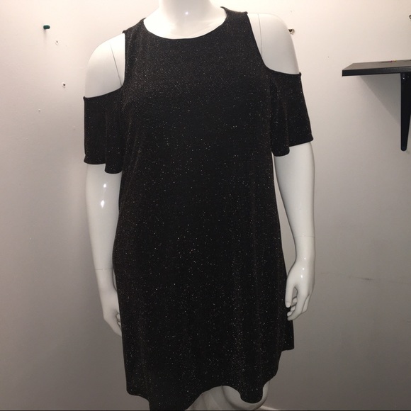 Shimmery dress off shoulders (never used) - Picture 1 of 9